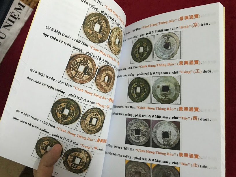 sách tiền xu cổ thời kỳ vua chúa Việt Nam
