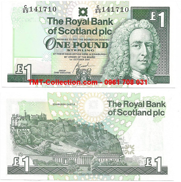 Scotland 1 pound 2007 UNC