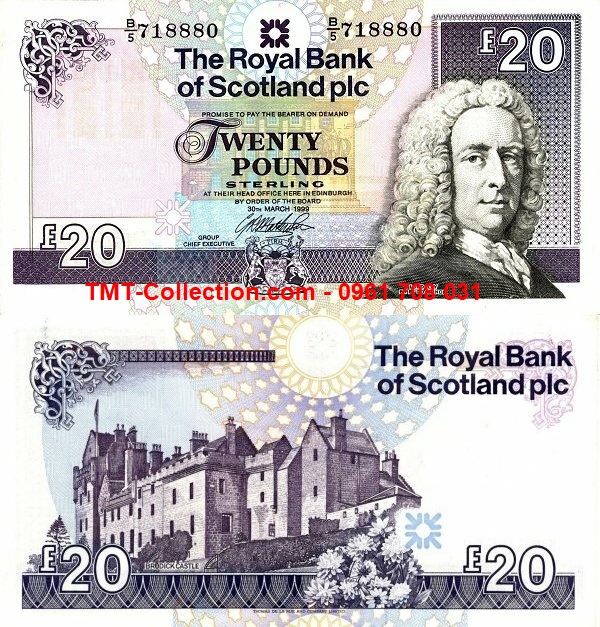 Scotland 20 Pound 1999 UNC