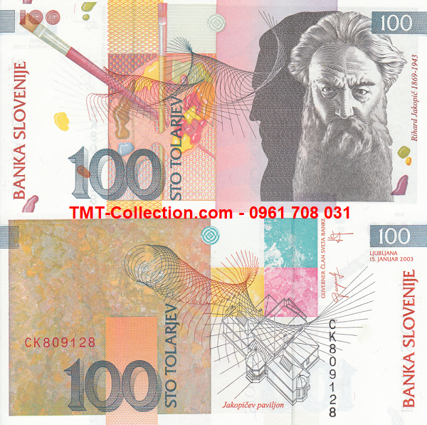 Slovenia 100 Tolarjev 2005 UNC