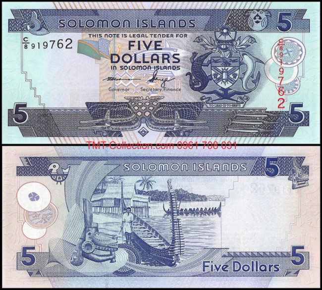 Solomon 5 Dollars 2006 UNC