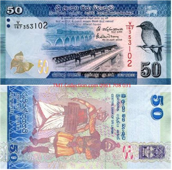 Srilanka 50 Rupees 2010 UNC