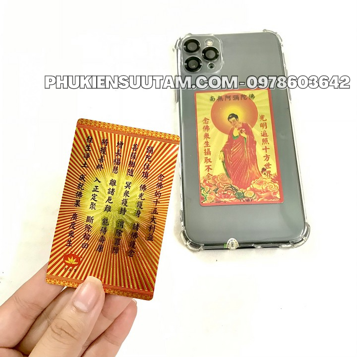 Thẻ Kim Bài Nam Mô A Di Đà Phật - Phukiensuutam.com