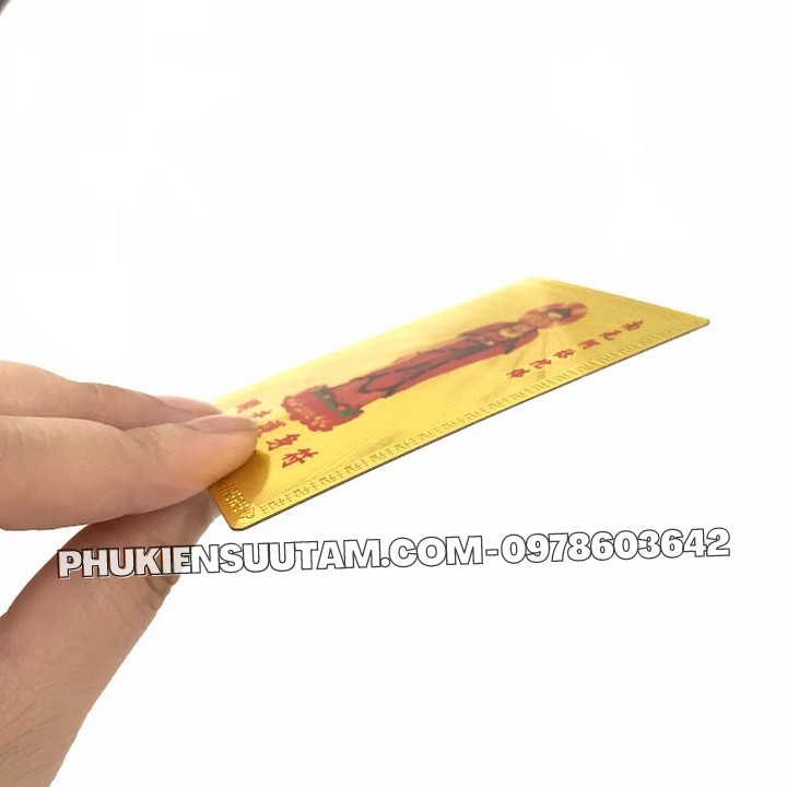 Thẻ Kim Bài Phật A Di Đà - Phukiensuutam.com