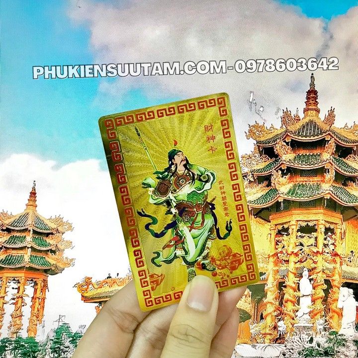 Thẻ Kim Bài Quan Vũ Quan Công - Phukiensuutam.com