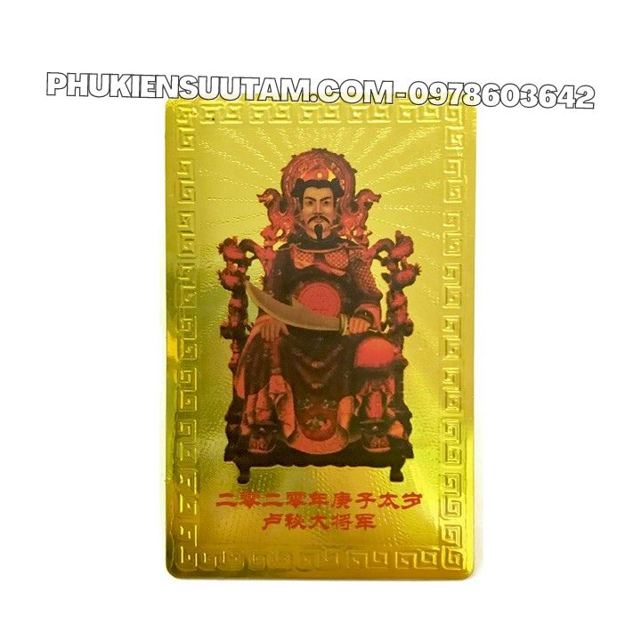 Thẻ Kim Bài Thái Tuế - Phukiensuutam.com