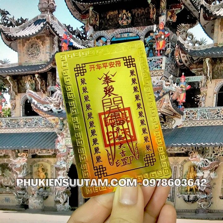 Thẻ Kim Bài Trương Đạo Lăng - Phukiensuutam.com