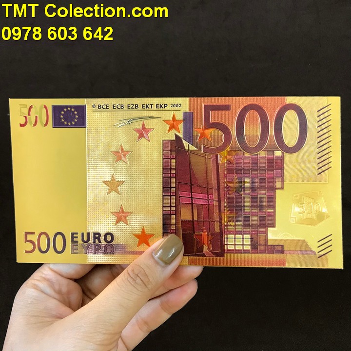 Tiền 500 EURO mạ vàng - TMT Collection.com