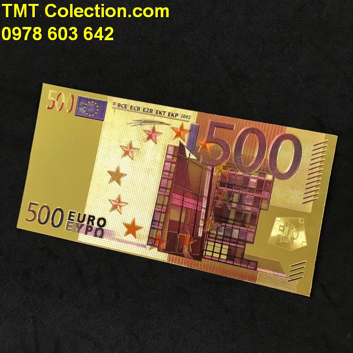 Tiền 500 EURO mạ vàng - TMT Collection.com