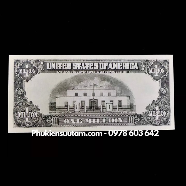 Tiền Lưu Niệm 1 Triệu USD Hình Đại Bàng Dạ Quang - Phukiensuutam.com