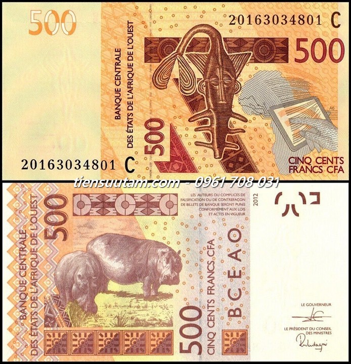 Burkina Faso - CFA 500 Francs 2012 UNC (C)