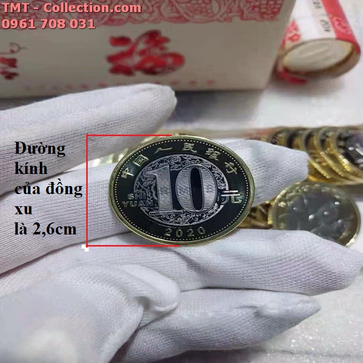 Xu 10 Yuan 2020 hình con chuột - TMT Collection.com
