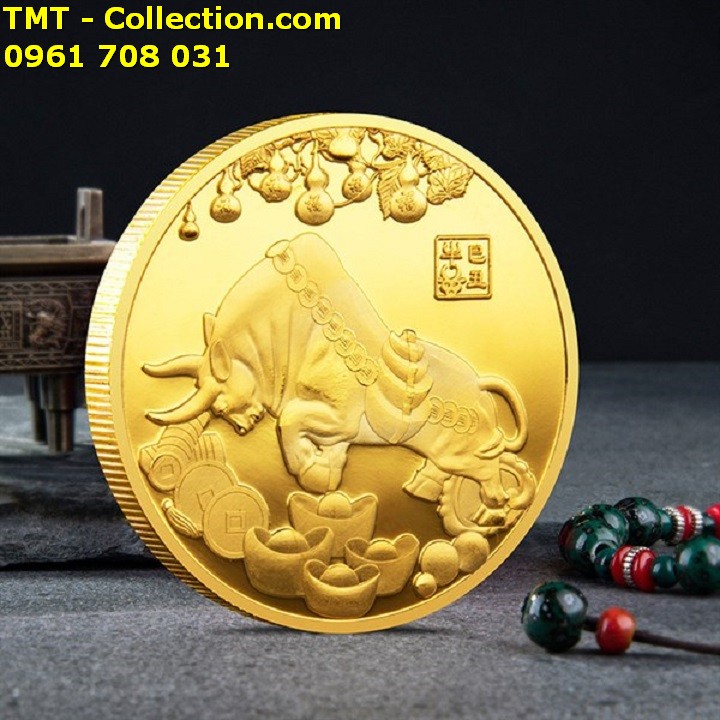 Xu Con Trâu Vàng HongKong - TMT Collection
