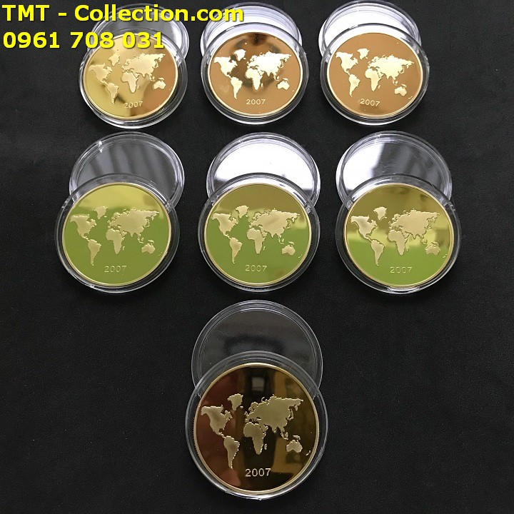 Bộ xu 7 kỳ quan Thế Giới - TMT Collection.com
