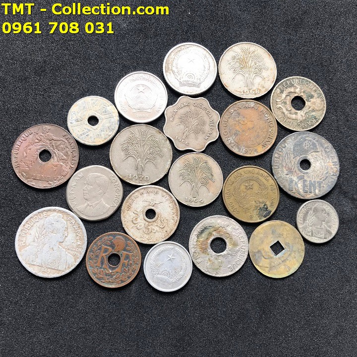 Bộ 20 tiền xu Việt Nam qua các thời kỳ - TMT Collection.com