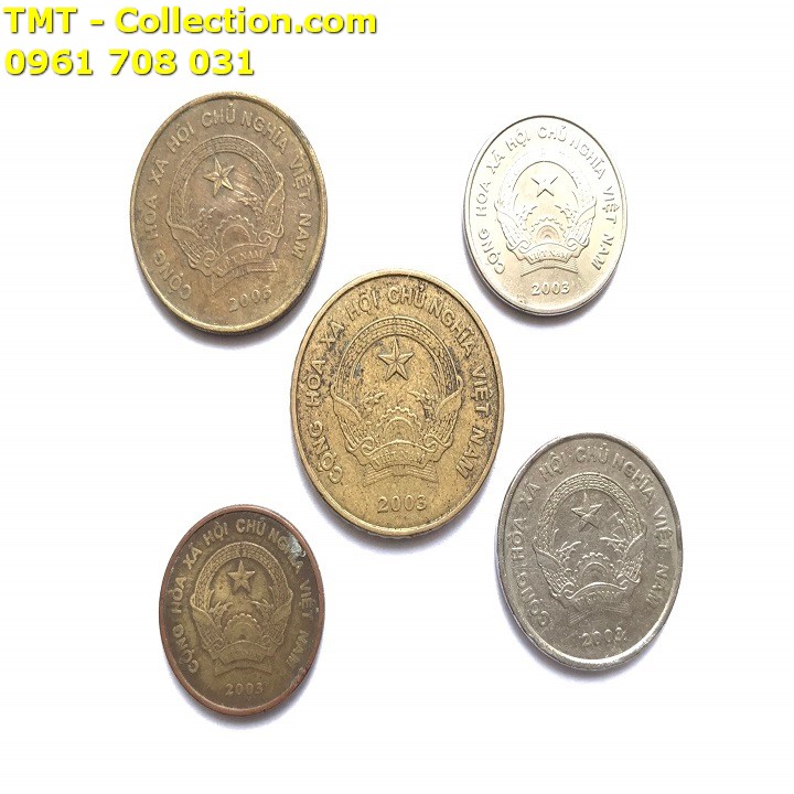 Bộ xu Việt Nam 2003 - TMT Collection.com