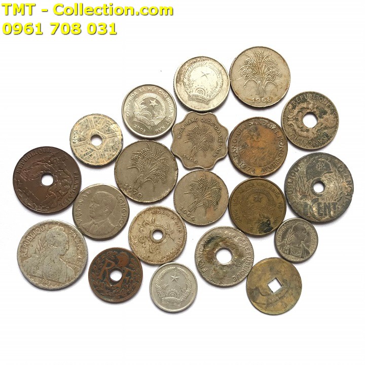 Bộ 20 tiền xu Việt Nam qua các thời kỳ - TMT Collection.com