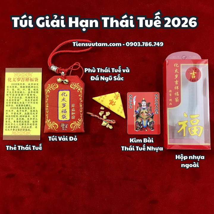 Túi Giải Hạn Thái Tuế 2026