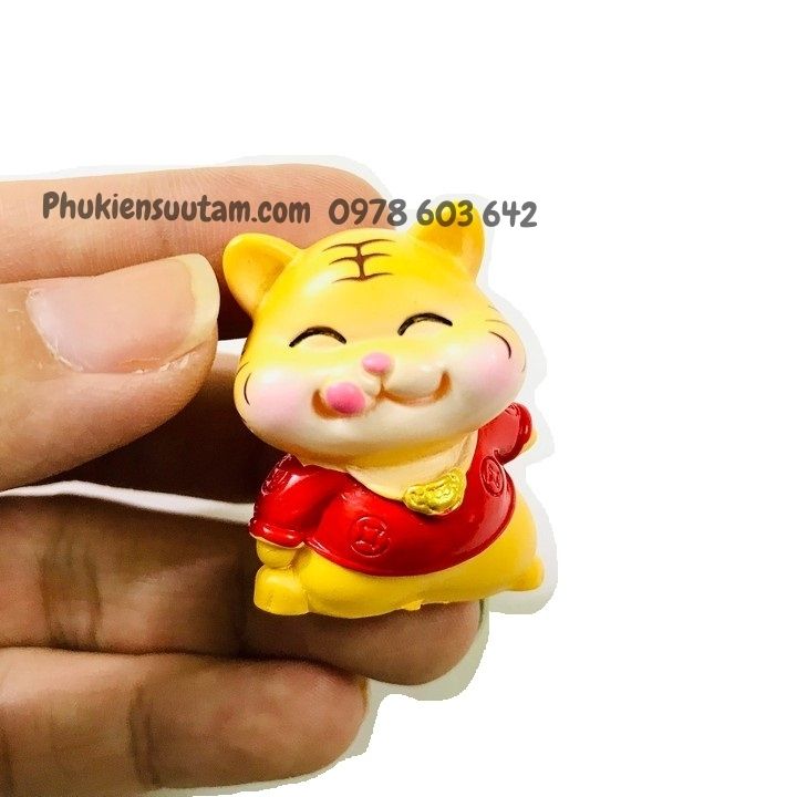 Tượng Nhựa Con Cọp Cute Dễ Thương (giao mẫu ngẫu nhiên) - Phukiensuutam.com