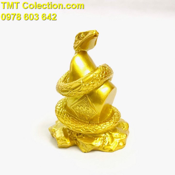 Tượng Con Rắn Vàng - TMT Collection.com