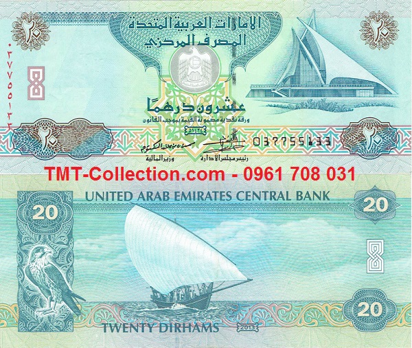 UAE 20 Dirhams 2013 UNC (tờ)