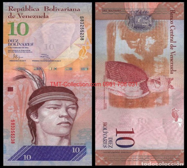 Venezuela 10 Bolivares 2011 UNC