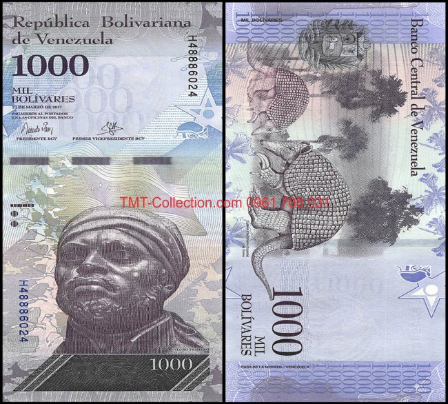 Venezuela 1000 Mil Bolivares 2017 UNC