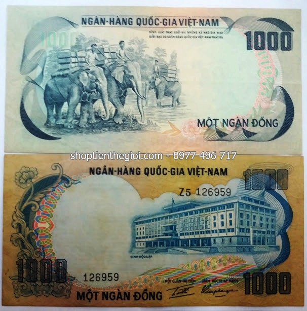 Tiền con voi năm 1972