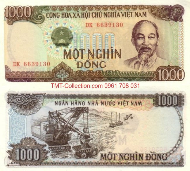 Tiền Việt Nam 1000 đồng 1987