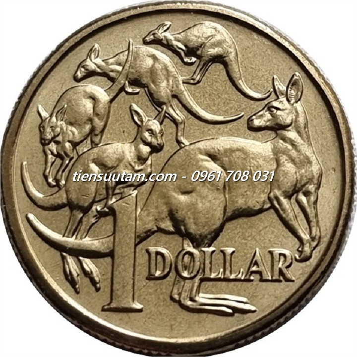 Mặt Trước Xu Australia - Úc 1 Dollars 1984