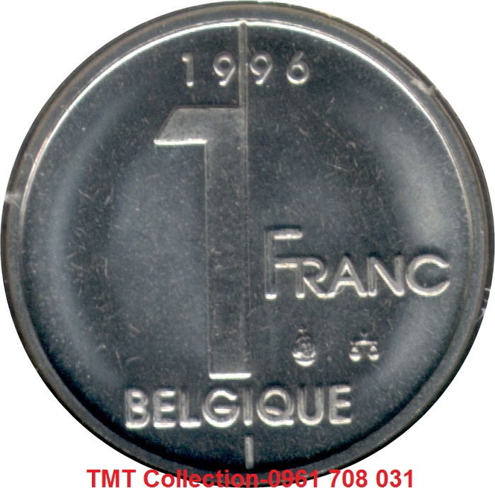 Xu Belgium-Bỉ 1 Francs 1994-2001