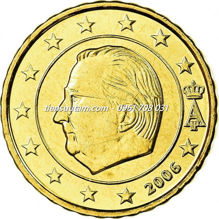 Mặt Sau Xu Belgium - Bỉ 10 Euro Cent 1999-2006