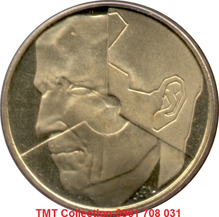 Xu Belgium-Bỉ 5 Francs 1986-1993