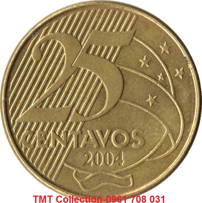 Xu Brasil 25 Centavos 1998-2019