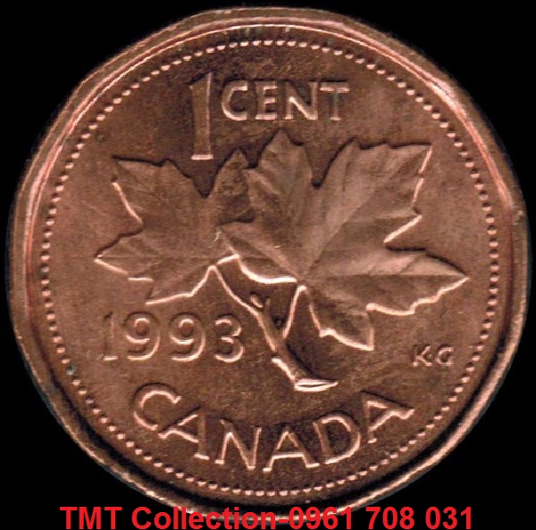 Xu Canada 1 Cent 1990-1996