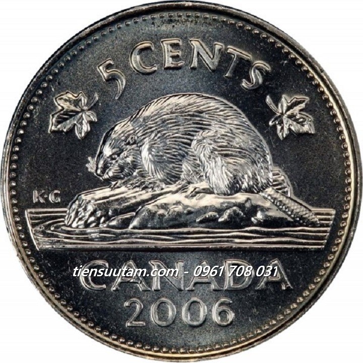 Xu Canada 5 cent 2006-2022