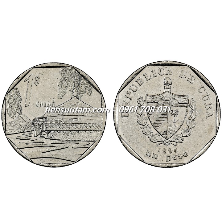 Xu Cuba 1 Peso 1994-2018