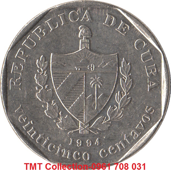 Xu Cuba 25 Centavos 1994-2018