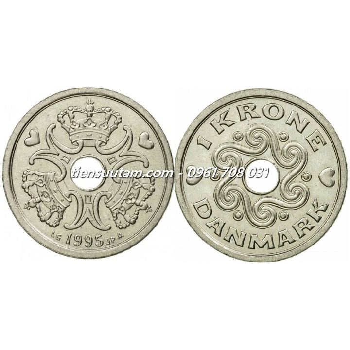 Xu Denmark - Đan Mạch 1 Kroner 1992-2023