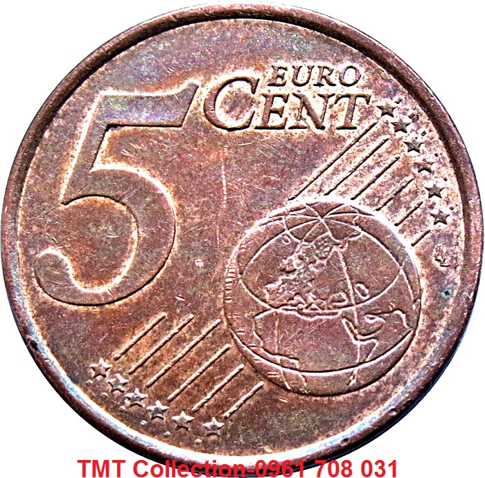 Xu France-Pháp 5 Euro Cent 1999-2020