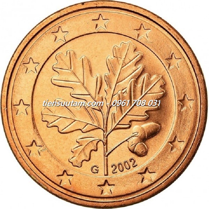 Mặt Sau Xu Germany - Đức 5 cent Euro 2002-2024