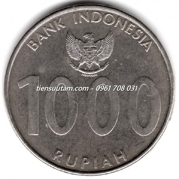 Mặt Trước Xu Indonesia 1000 Rupiah 2010