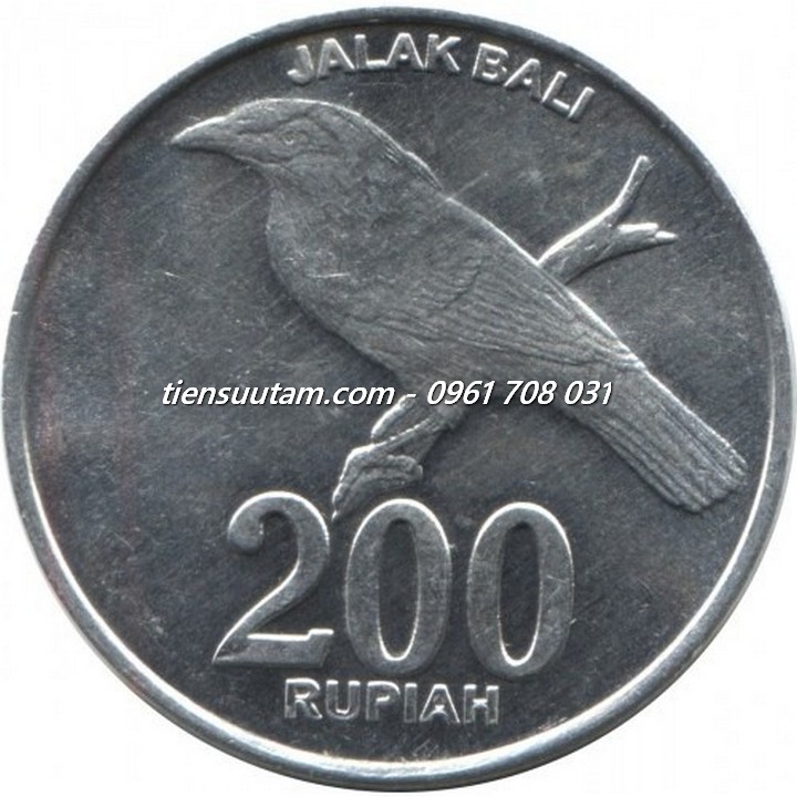 Mặt Trước Xu Indonesia 200 Rupiah 2003