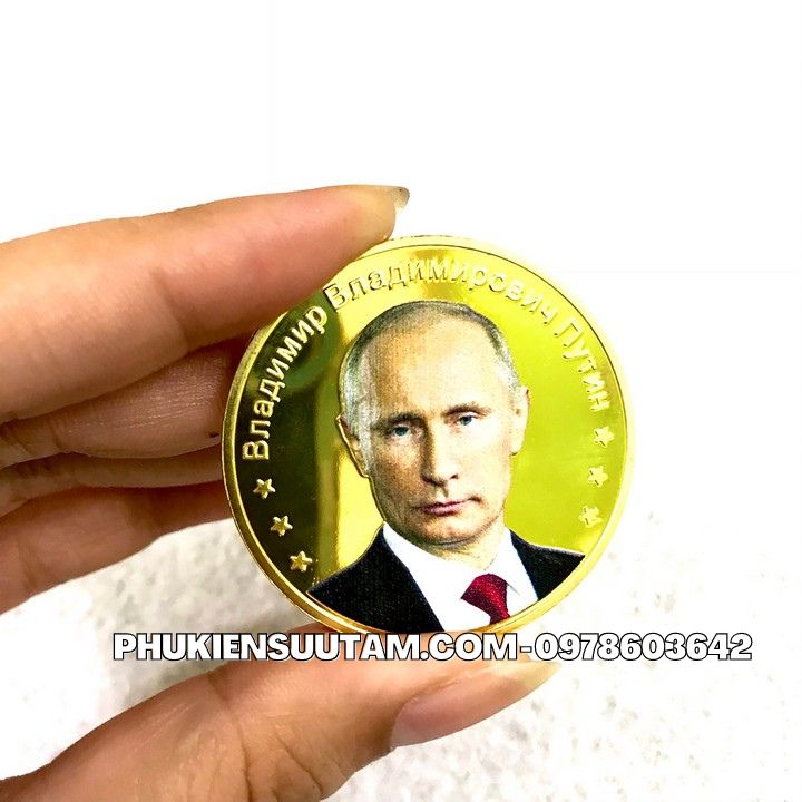 Xu Lưu Niệm Tổng Thống Putin Mạ Vàng In Màu - Phukiensuutam.com