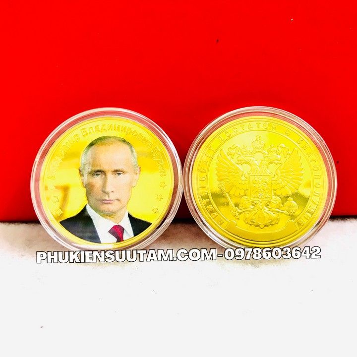 Xu Lưu Niệm Tổng Thống Putin Mạ Vàng In Màu - Phukiensuutam.com