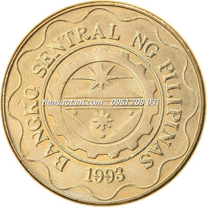 Mặt Sau Xu Philippines 5 Piso 1995-2017