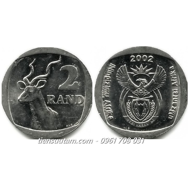 Xu South Africa - Nam Phi 2 Rand 2002-2014
