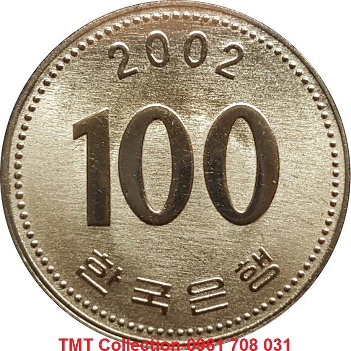 Xu South Korea-Hàn Quốc 100 Won 1983-2017