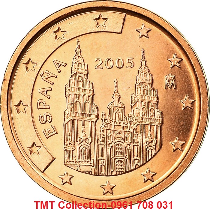 Xu Spain-Tây Ban Nha 2 Euro Cent 1999-2009