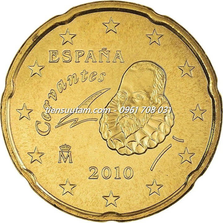 Mặt Sau Xu Spain - Tây Ban Nha 20 Cent Euro 2010-2024